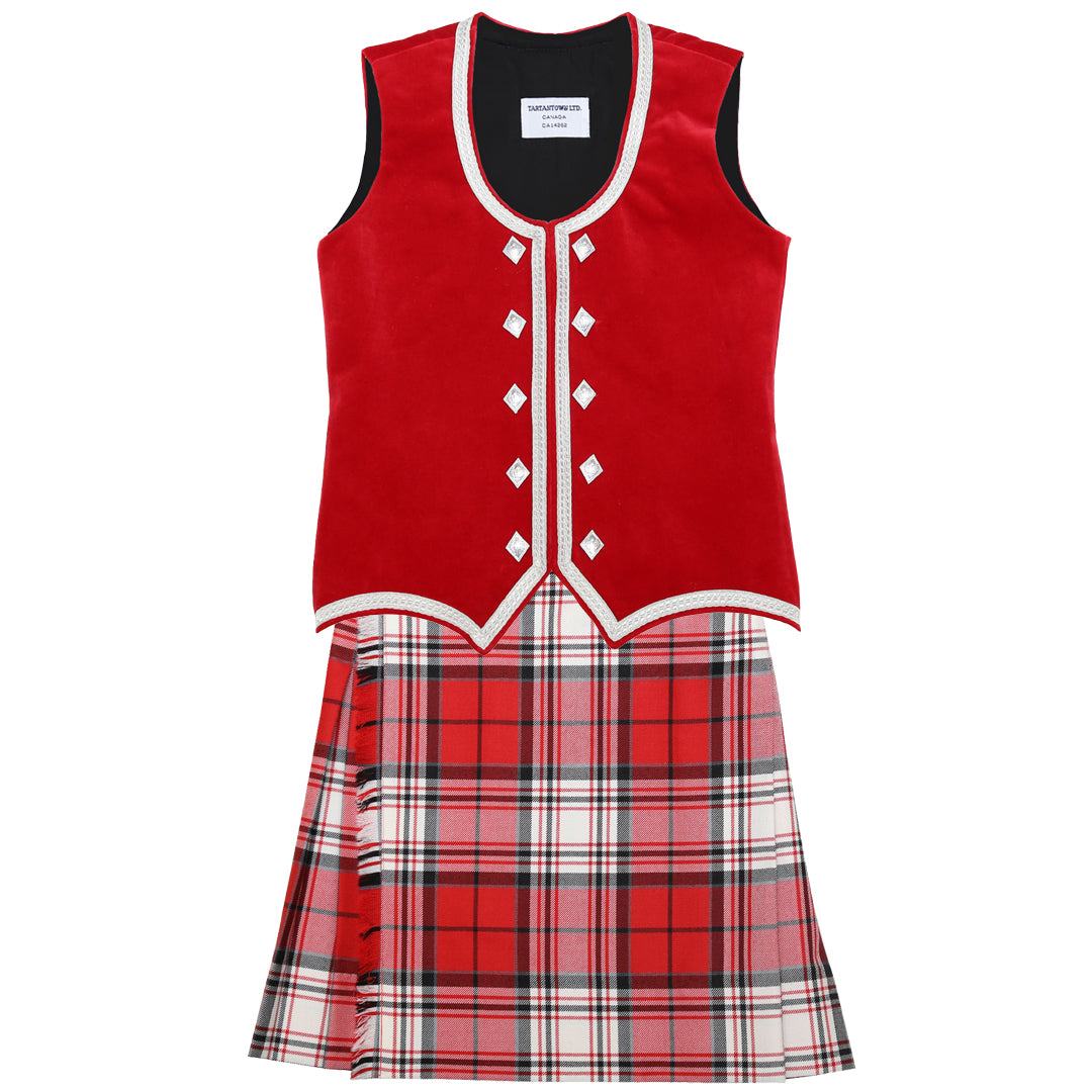 Dress Red Reverse McKellar Kiltie Outfit (Red)