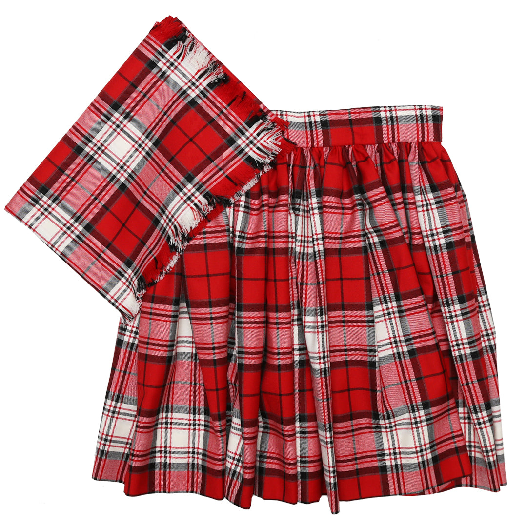 Dress Red Reverse McKellar National Skirt and Plaid