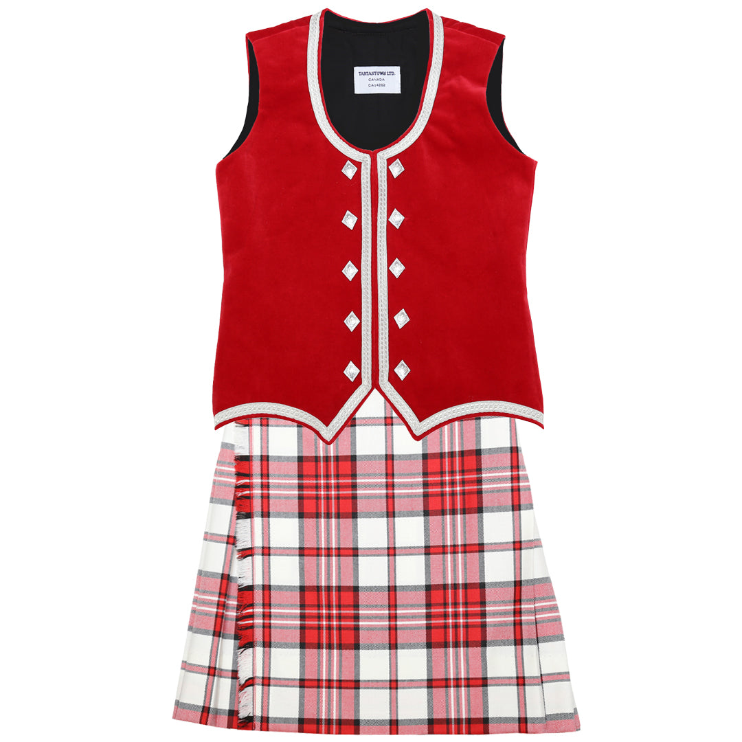 Dress Red Scott Variation Kiltie Outfit (Red)