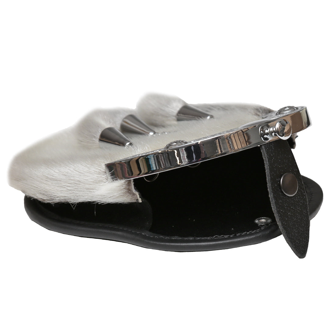 Dress Sealskin Cone Sporran Open