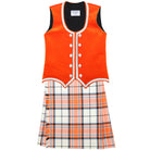 Dress Tangerine McKellar Kiltie Outfit (Tangerine)