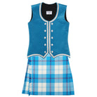 Dress Turquoise Cunningham Kiltie Outfit (Turquoise)