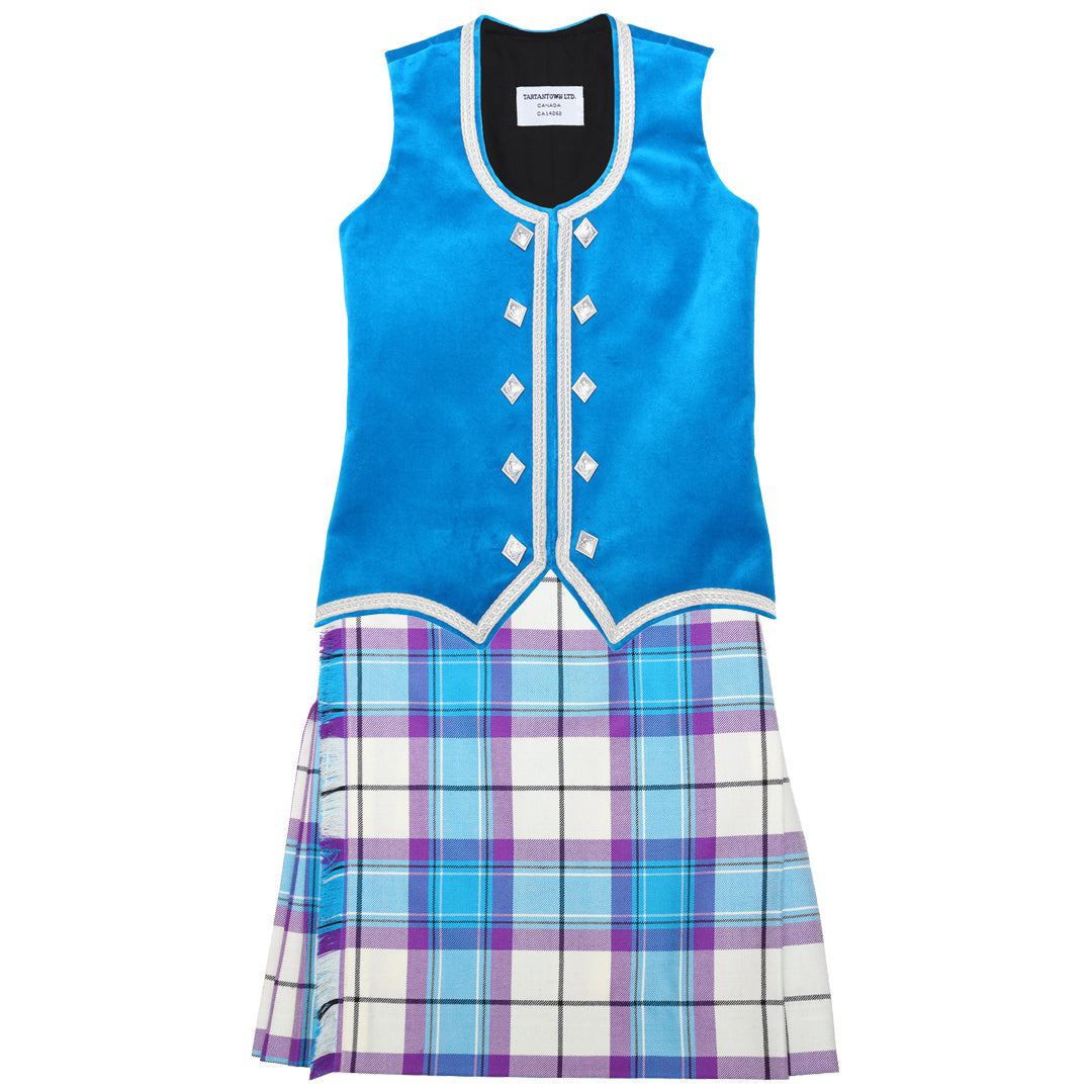 Dress Turquoise Kerr Kiltie Outfit (Bright Turquoise)