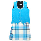 Dress Turquoise McKellar Kiltie Outfit (Light Turquoise)