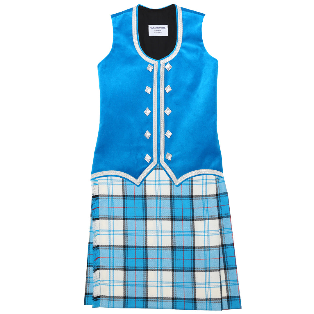 Dress Turquoise Menzies Kiltie Outfit (Bright Turquoise)