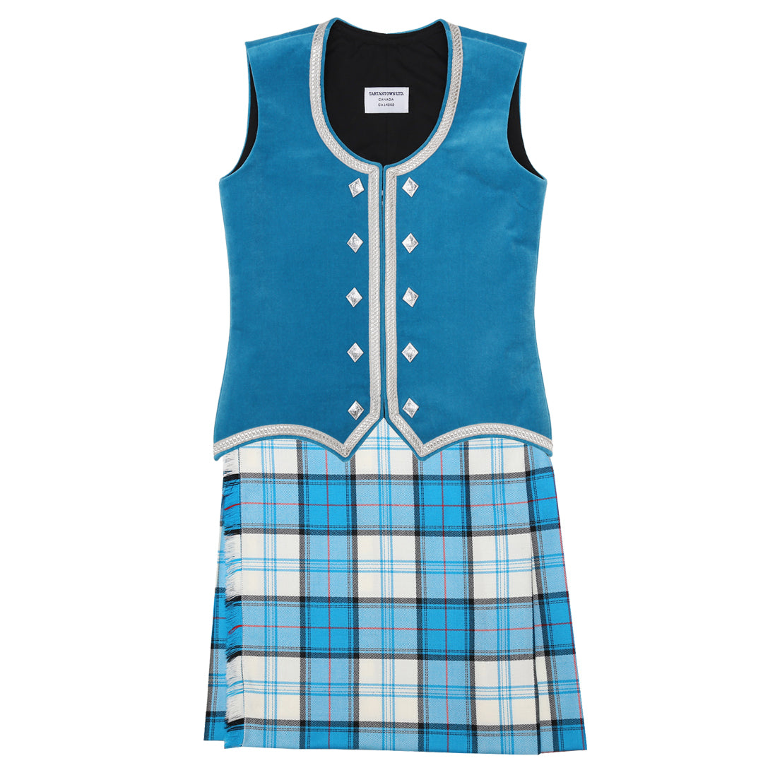 Dress Turquoise Menzies Kiltie Outfit (Turquoise)