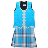 Dress Turquoise Reverse McKellar Kiltie Outfit (Light Turquoise)