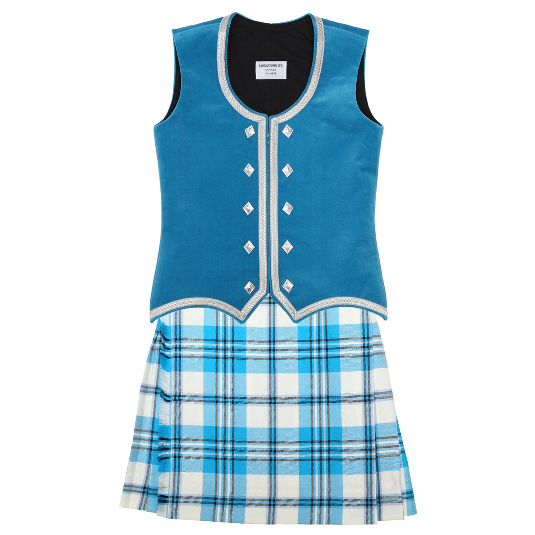Dress Turquoise Scott Kiltie Outfit (Turquoise)