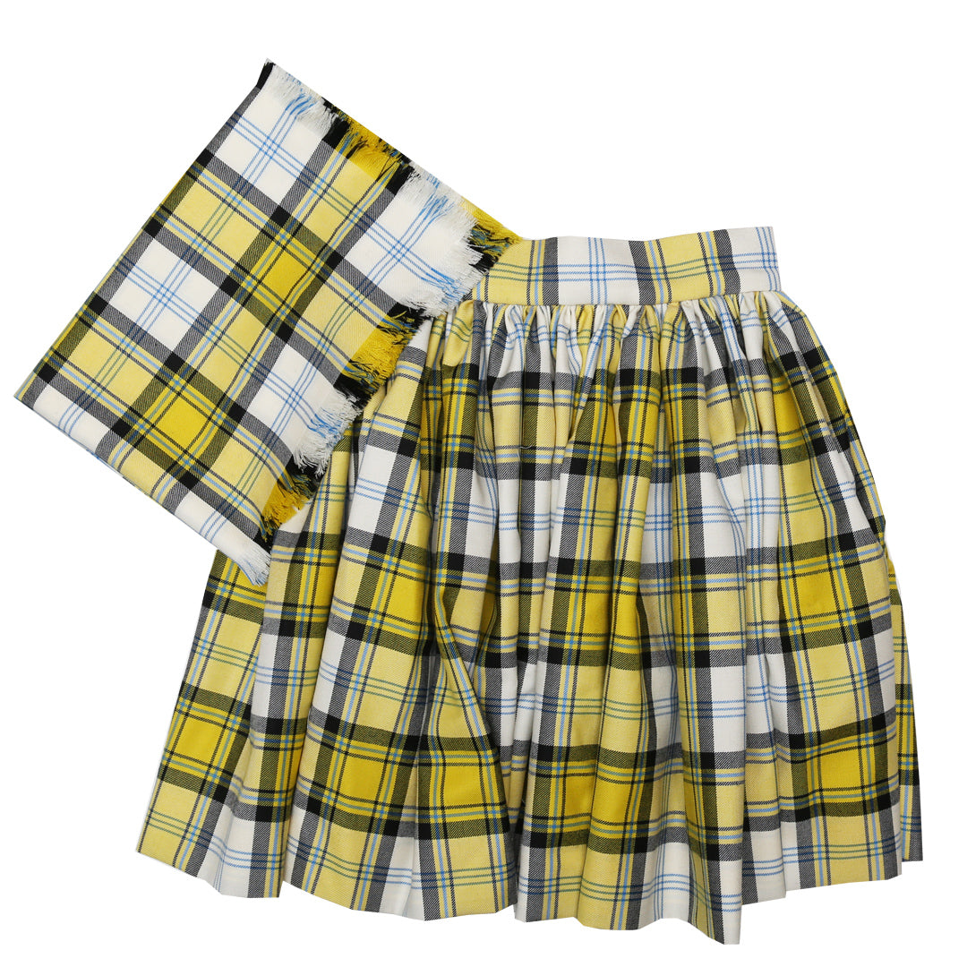 Dress Yellow Watson National Skirt and Plaid