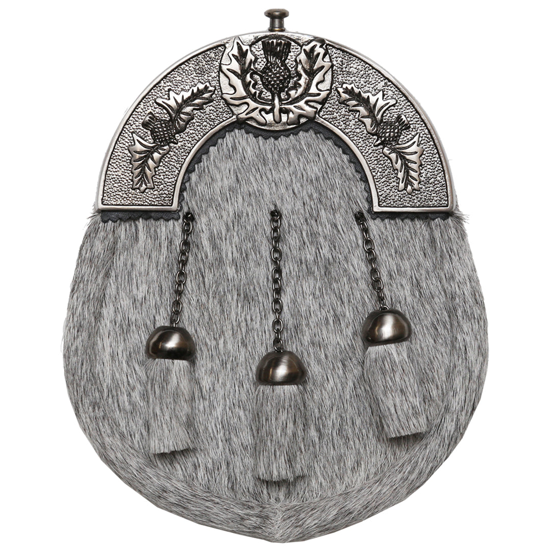 Economy Antique Thistle Grey Sporran