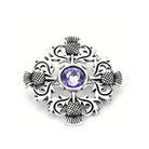 Economy Four Thistle Brooch