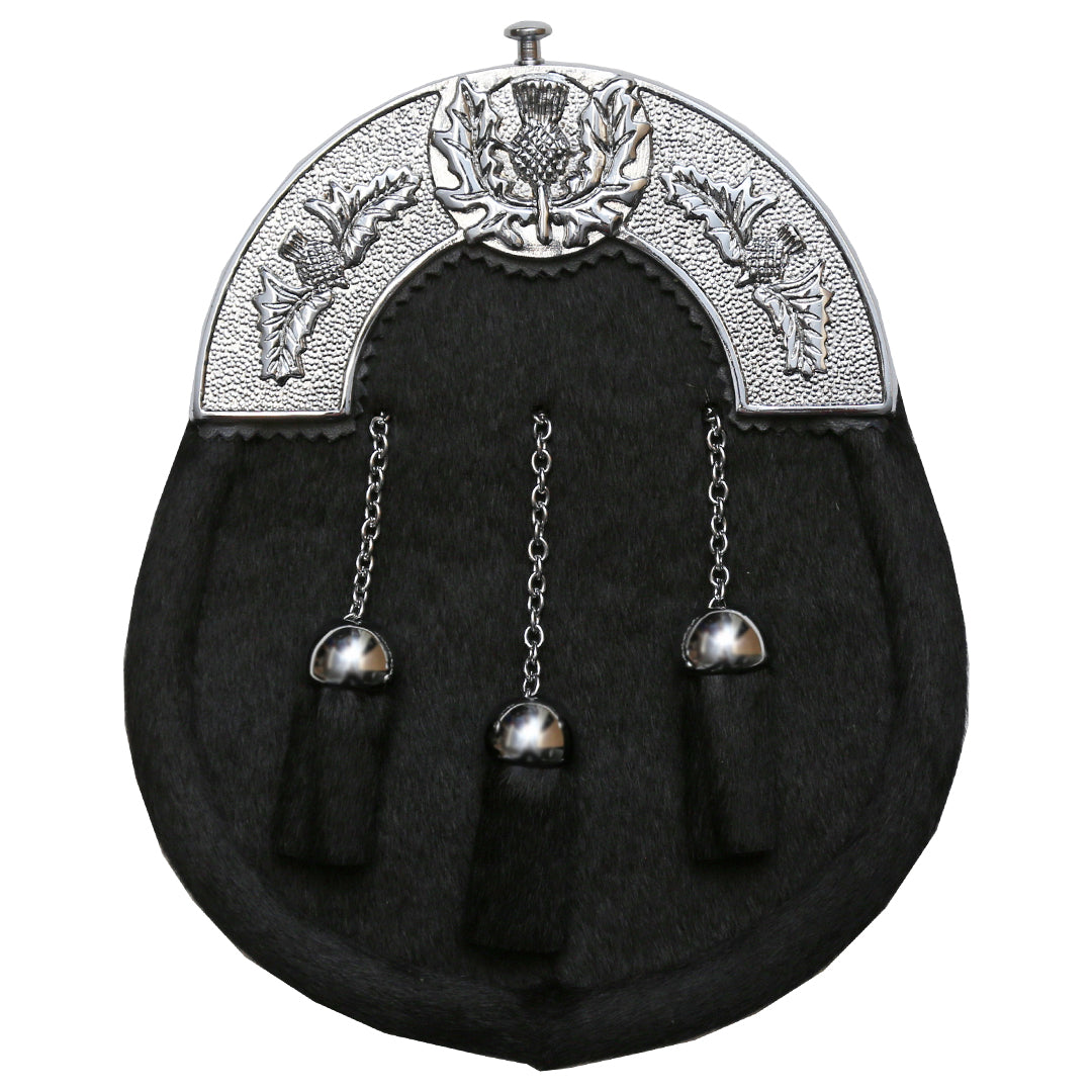 Economy Thistle Black Sporran