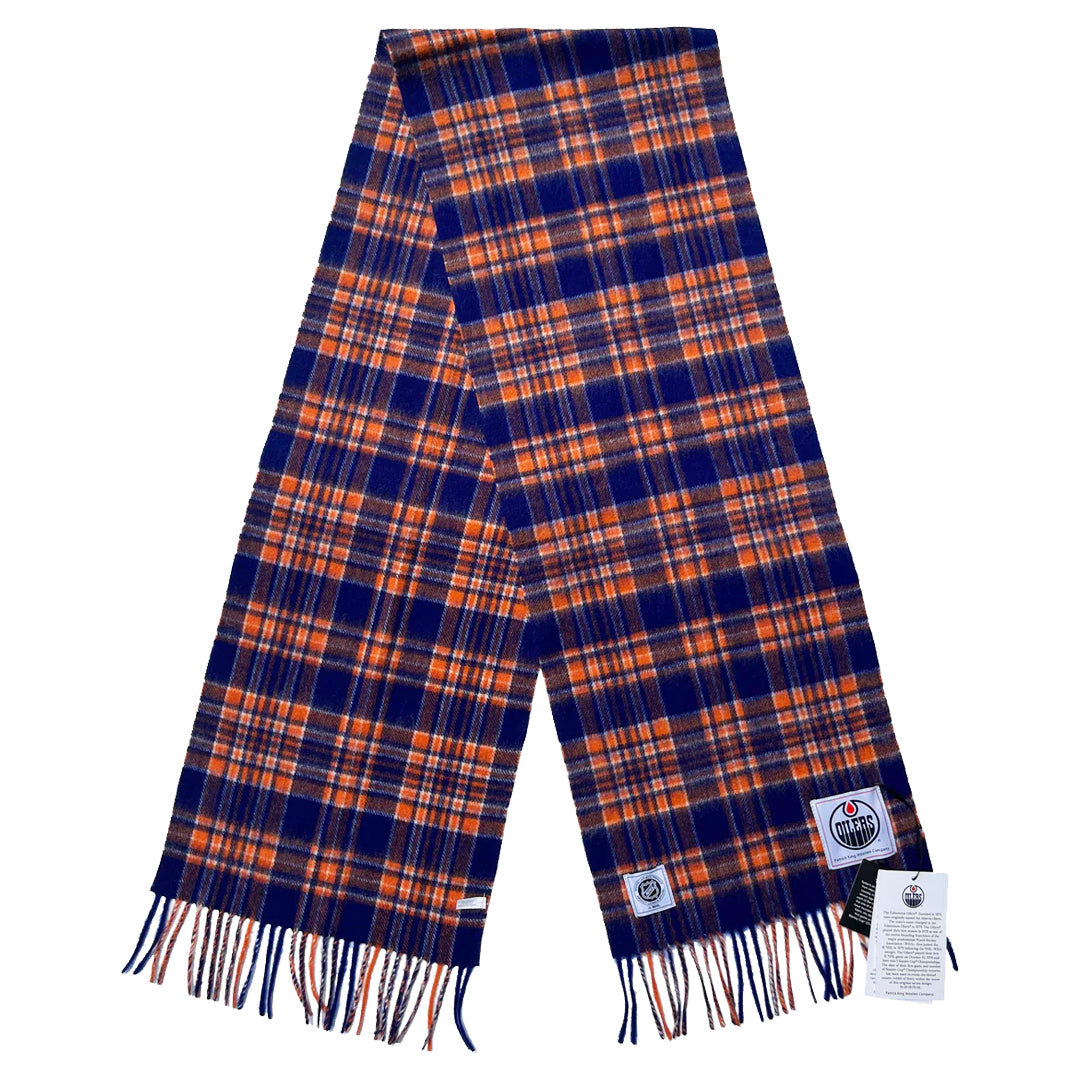 Edmonton Oilers Lambswool Tartan Scarf
