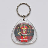 Clan Crest Plastic Key Chain - Erskine