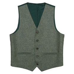 Forest Green Argyll Vest - Size 38R