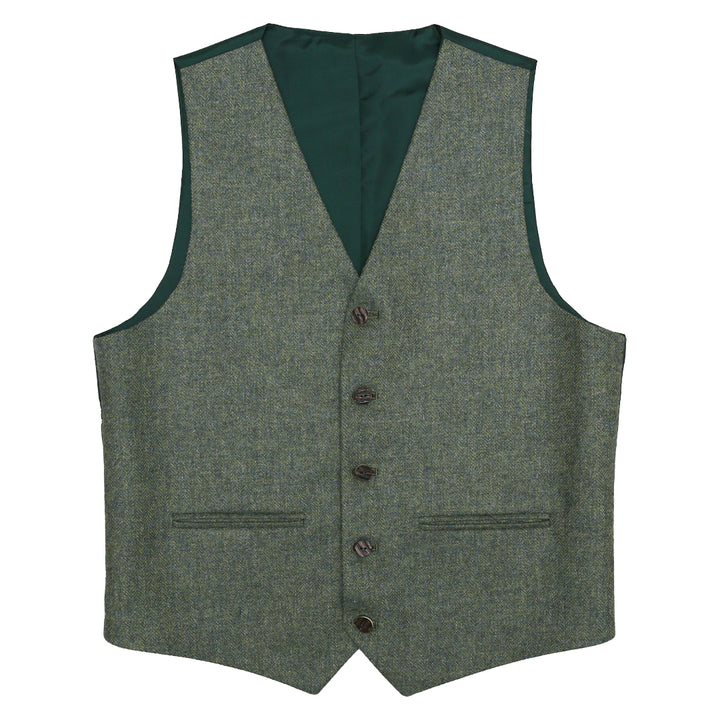 Forest Green Argyll Vest - Size 38R