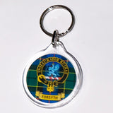 Clan Crest Plastic Key Chain - Forsyth