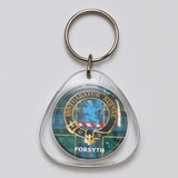 Clan Crest Plastic Key Chain - Forsyth