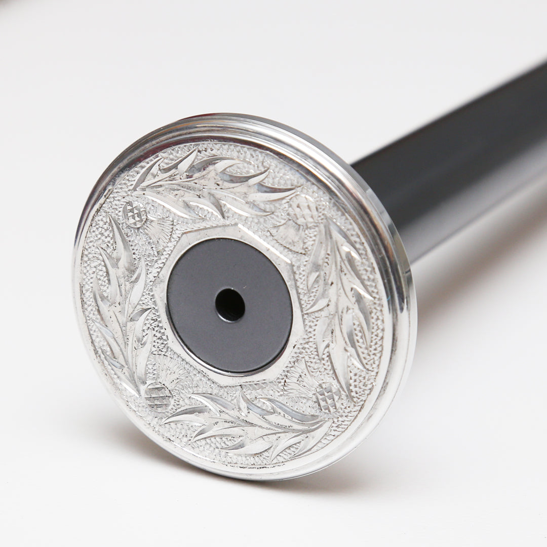 GANAAN MKII Engraved Aluminum Practice Chanter Thistle