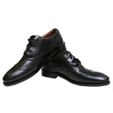 Ghillie Brogue Shoes - Black Deluxe