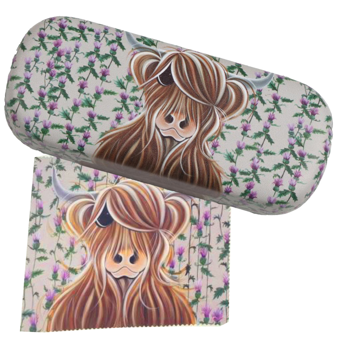 Glasses Case and Cloth - Miss Thistle