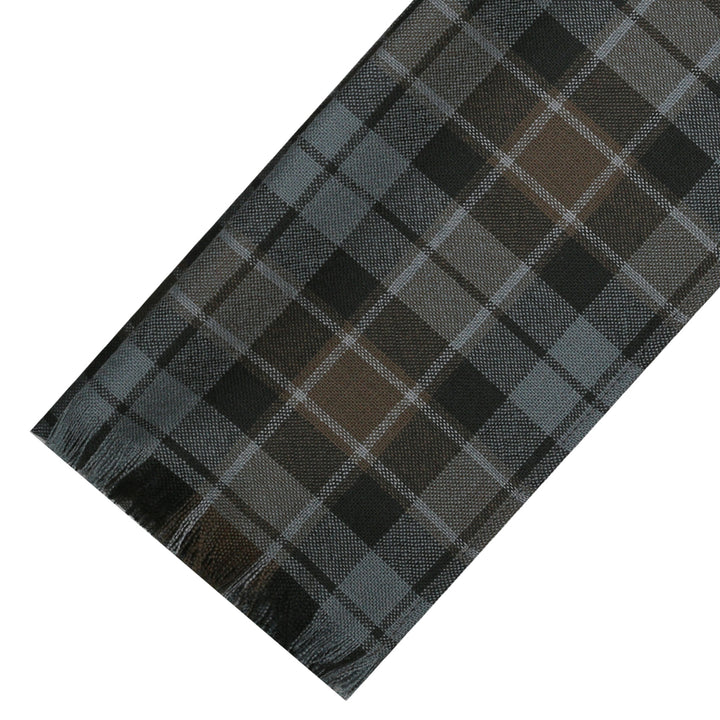 Fine Weight Tartan Scarf - Graham of Menteith Weathered