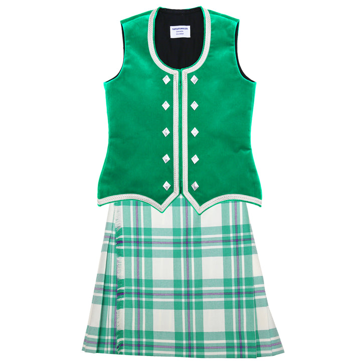 Size 14 Slim Green McGregor Kiltie and Vest