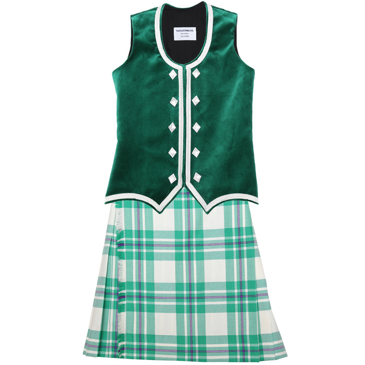 Size 10 Slim Green McGregor Kiltie and Vest