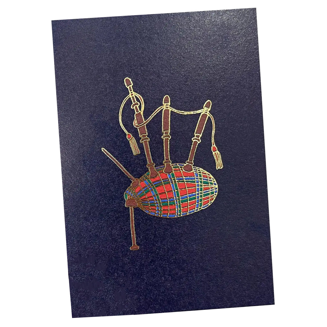 Greeting Card - Bagpipes