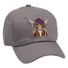 Grey Hamish Highland Cow Cap