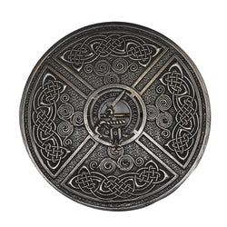 Clan Crest Plaid Brooch - Gunn