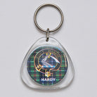 Clan Crest Plastic Key Chain - Hardy