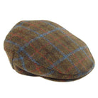 Harris Tweed Flat Cap - Brown Check