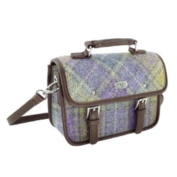 Harris Tweed Mini Satchel Orchid Green