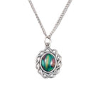 HeatherGems - Celtic Oval Pendant