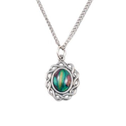 HeatherGems - Celtic Oval Pendant