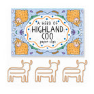 Highland Cow Paper Clips