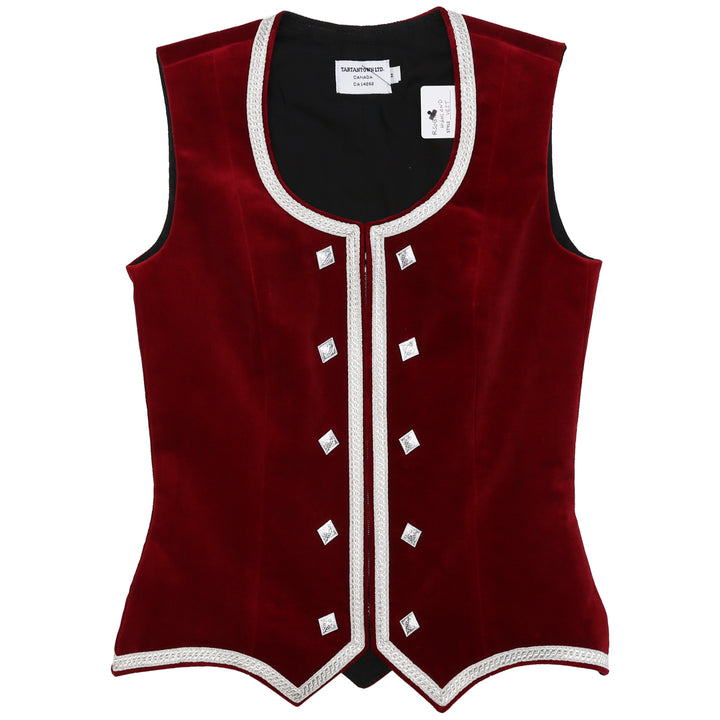 Highland Vest - Cranberry (34 Slim)