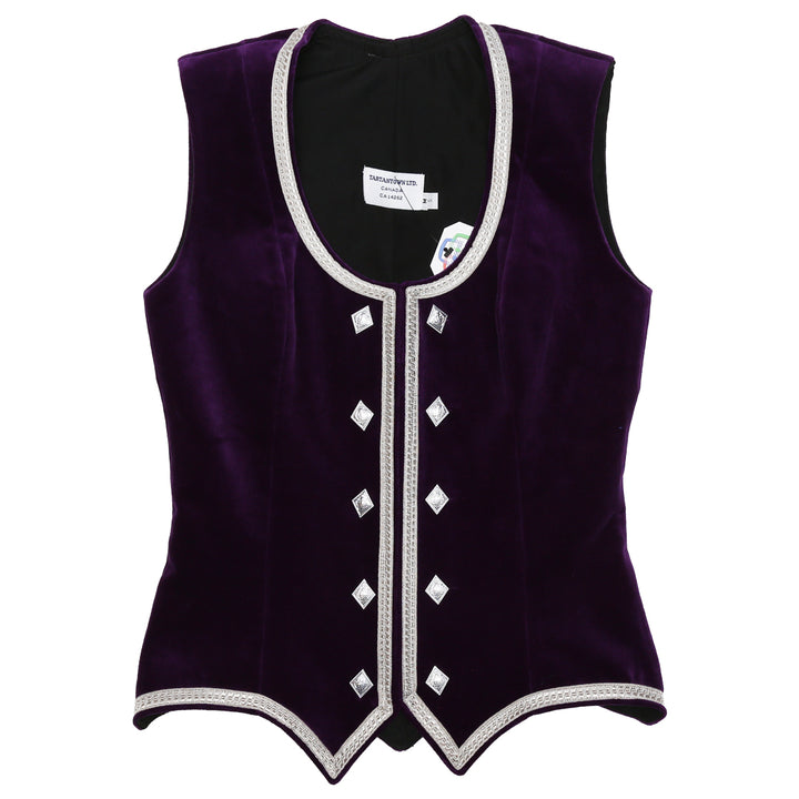 Highland Vest - Dark Purple (34 Slim)