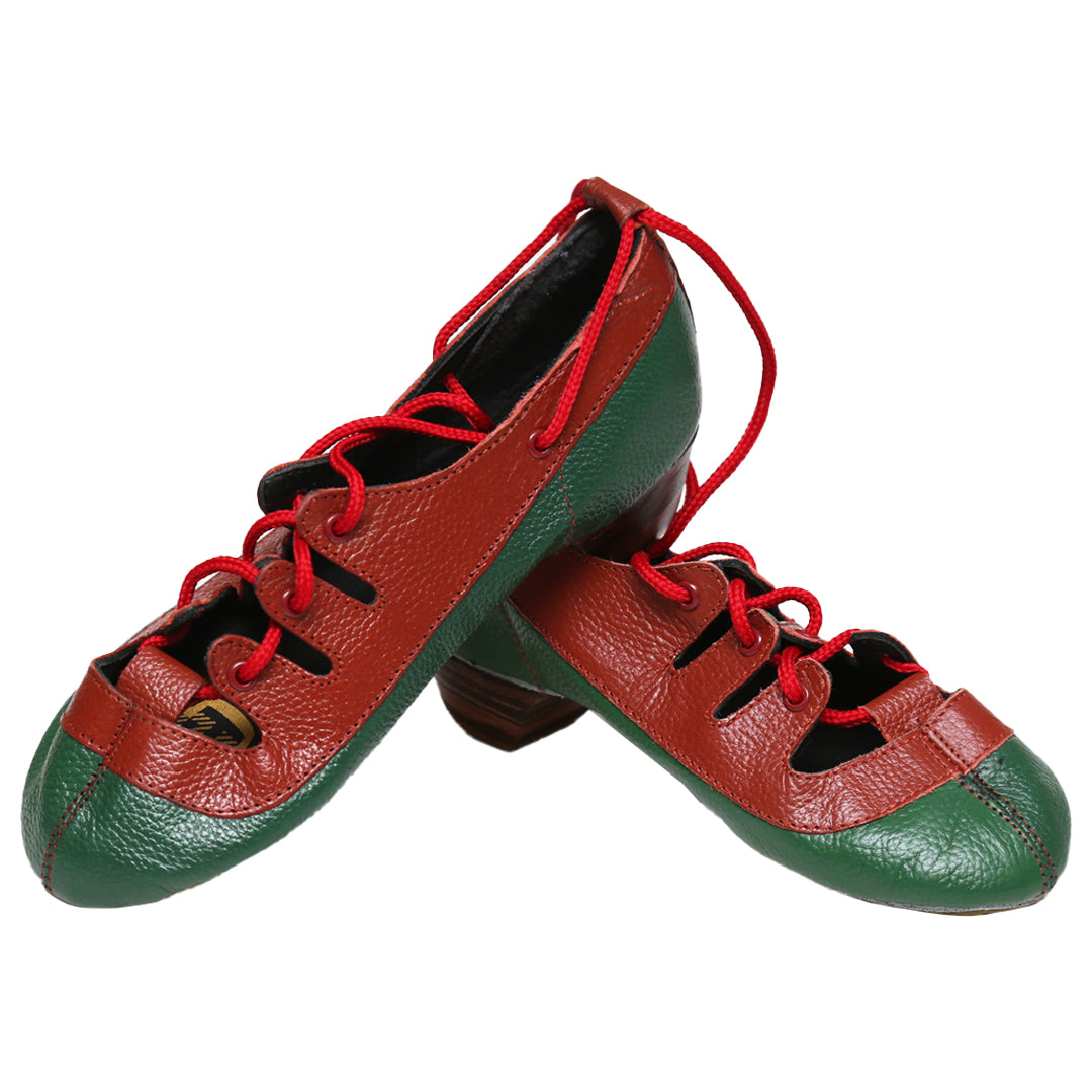 Highlander Ball-Bearing Jig Shoes, Two-Tone | Highland Dance