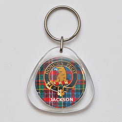 Clan Crest Plastic Key Chain - Jackson