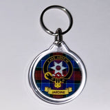 Clan Crest Plastic Key Chain - Jardine