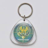 Clan Crest Plastic Key Chain - Johnstone