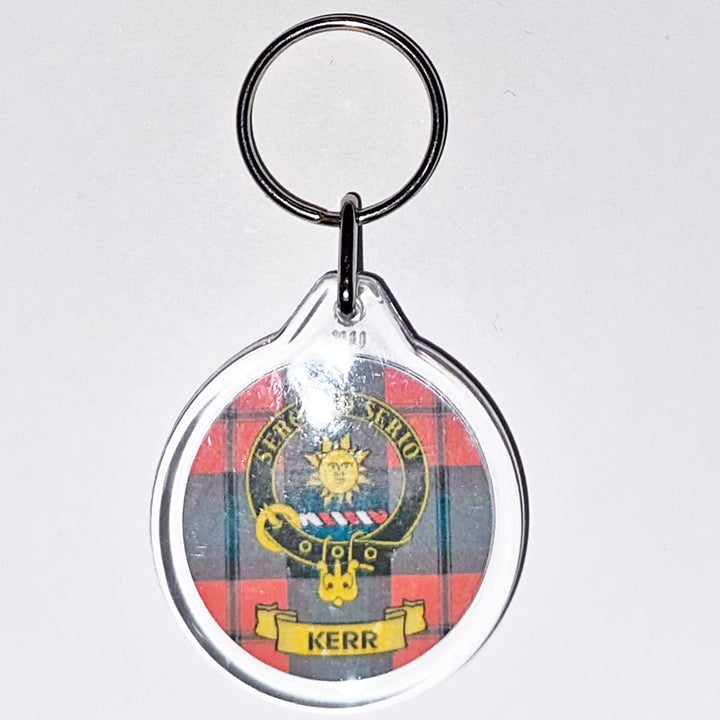 Clan Crest Plastic Key Chain - Kerr