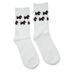 Ladies Scottie Dog Socks