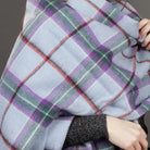 Lambswool Tartan Cape - World Peace Shoulder