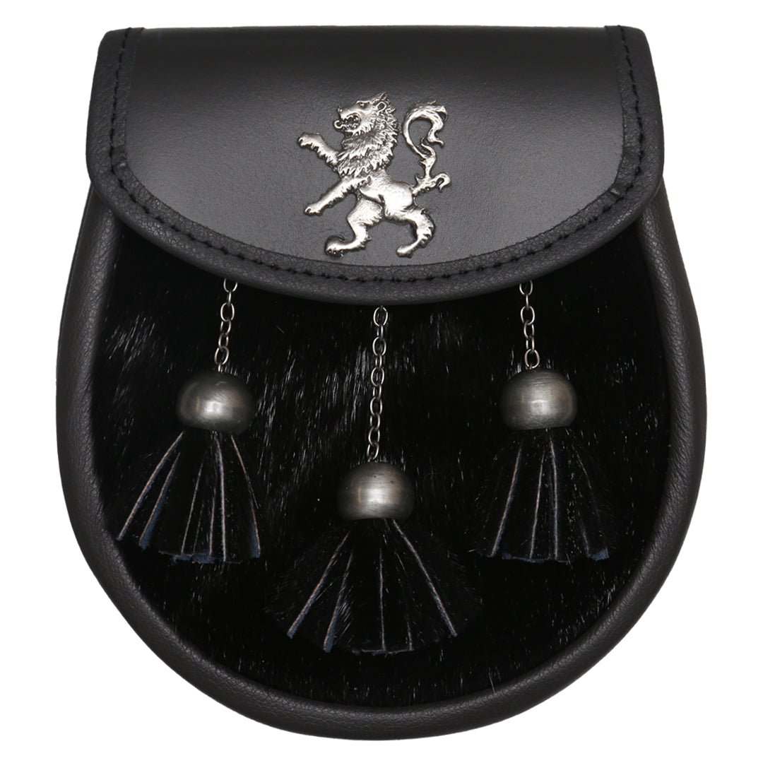 Lion Badge Semi-Dress Sporran