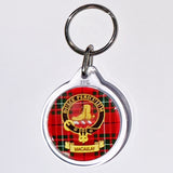 Clan Crest Plastic Key Chain - MacAulay