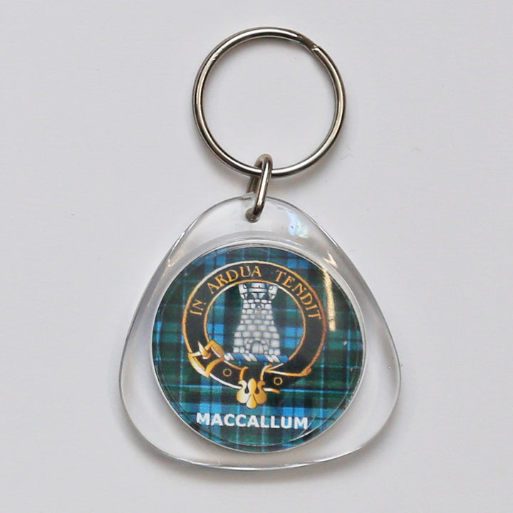 Clan Crest Plastic Key Chain - MacCallum