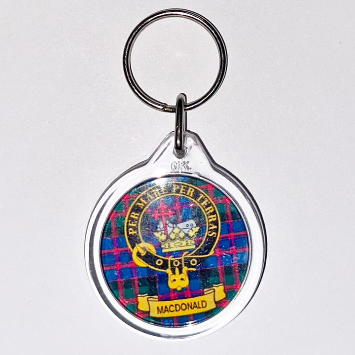 Clan Crest Plastic Key Chain - MacDonald